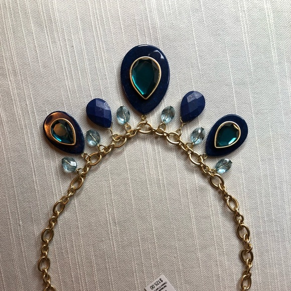 Carolee Semi-Precious Accents Blue Necklace - Picture 2 of 16